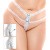 Hook up Crothless Secret Gem - Анальная пробка с трусиками, XL-2XL, 7.1х3.3 см